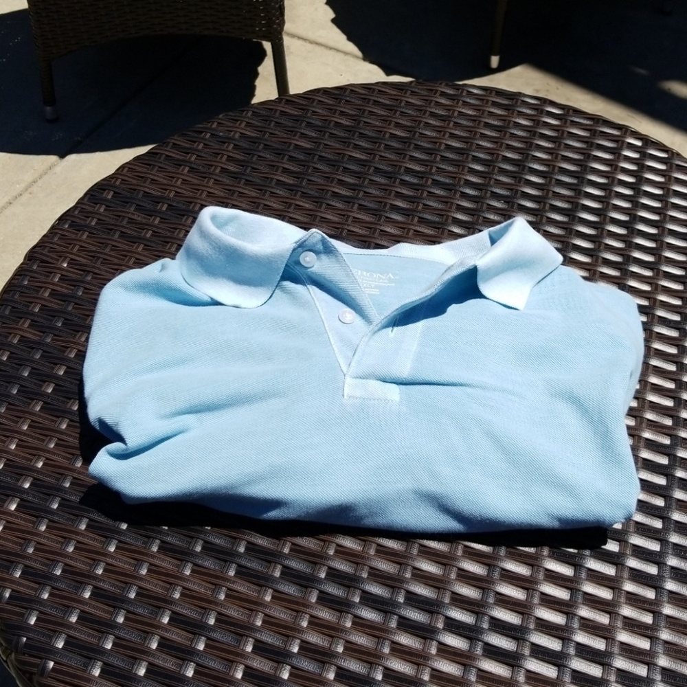 Men's Merona Polo Blue XXLT
